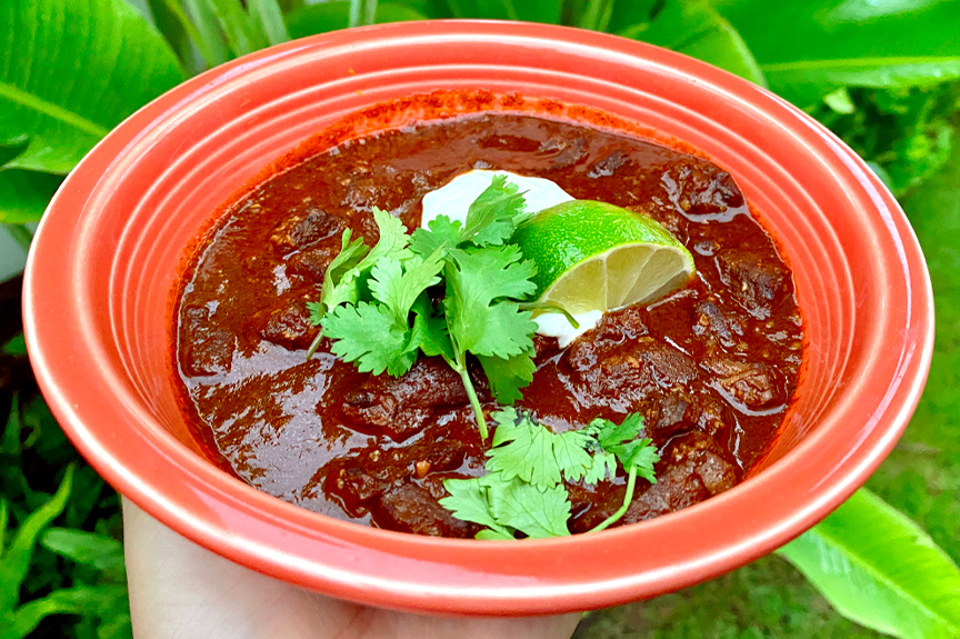 Texas-Style Chili a.k.a. "Texas Red"